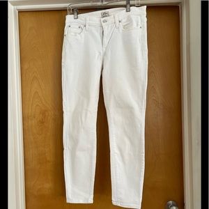 J Crew White Toothpick Jeans